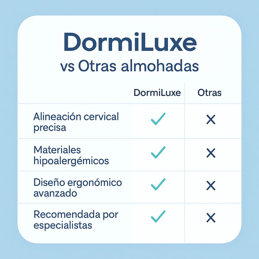 DormiLuxe l Almohada Cervical